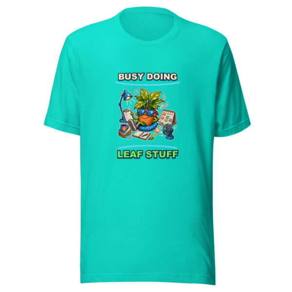 BUSY DOING LEAF STUFF Heartbeat-20260614-hilariousshirt-codex Graphic Tee front view