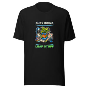 BUSY DOING LEAF STUFF Heartbeat-20260614-hilariousshirt-codex Graphic Tee mockup 1 BUSY DOING LEAF STUFF Heartbeat-20260614-hilariousshirt-codex Graphic Tee front view
