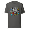 Caffeine And Consequences Graphic Tee front view