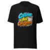 Caffeine And Consequences Graphic Tee front view
