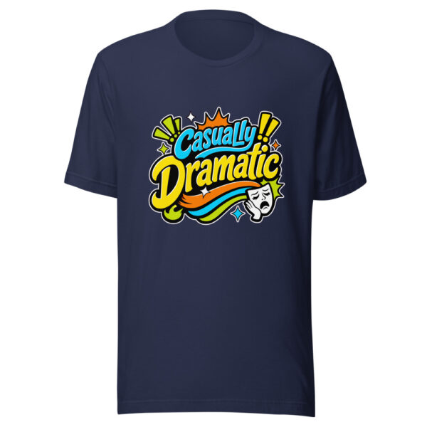 Casually Dramatic Graphic Tee mockup 2 Casually Dramatic Graphic Tee mockup 2