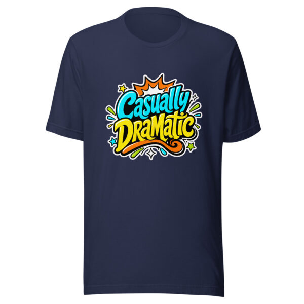 Casually Dramatic Graphic Tee mockup 2 Casually Dramatic Graphic Tee mockup 2