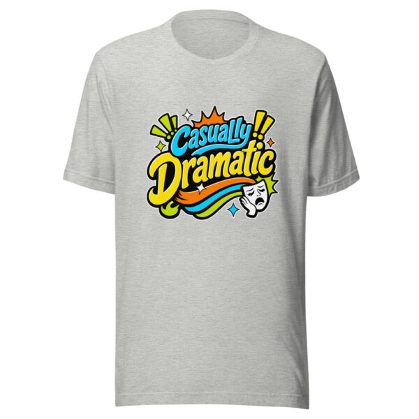 Casually Dramatic Graphic Tee mockup 4 Casually Dramatic Graphic Tee mockup 4
