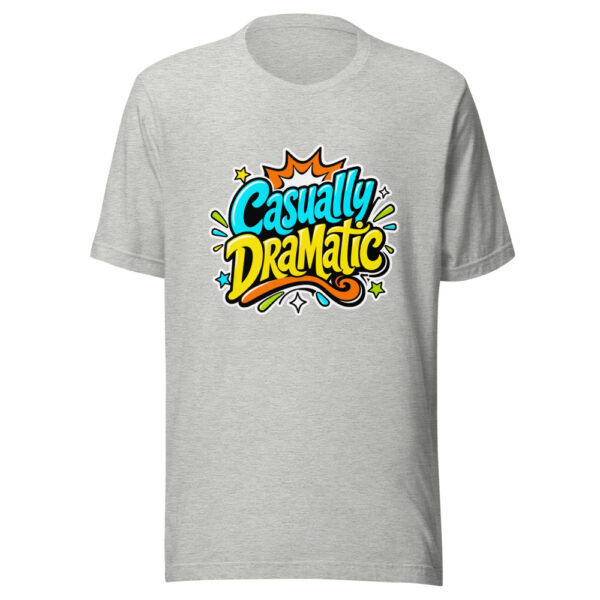 Casually Dramatic Graphic Tee mockup 4 Casually Dramatic Graphic Tee mockup 4