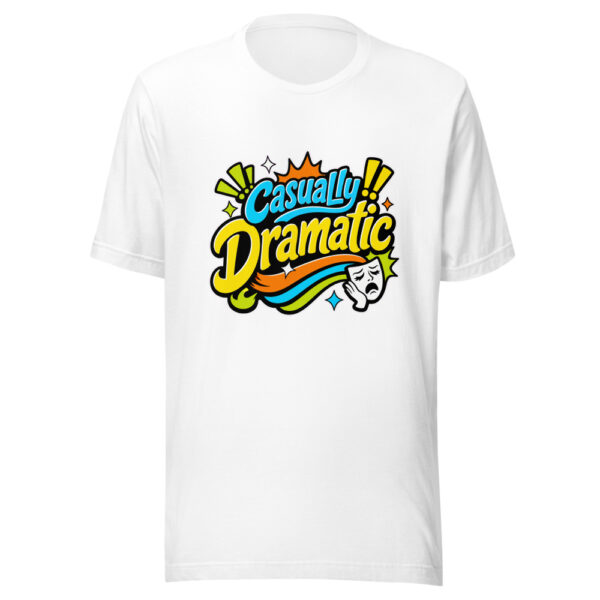 Casually Dramatic Graphic Tee mockup 5 Casually Dramatic Graphic Tee mockup 5