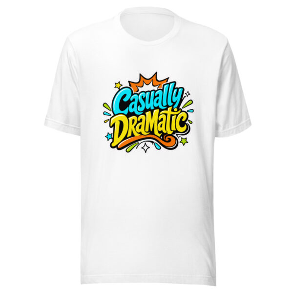Casually Dramatic Graphic Tee mockup 5 Casually Dramatic Graphic Tee mockup 5