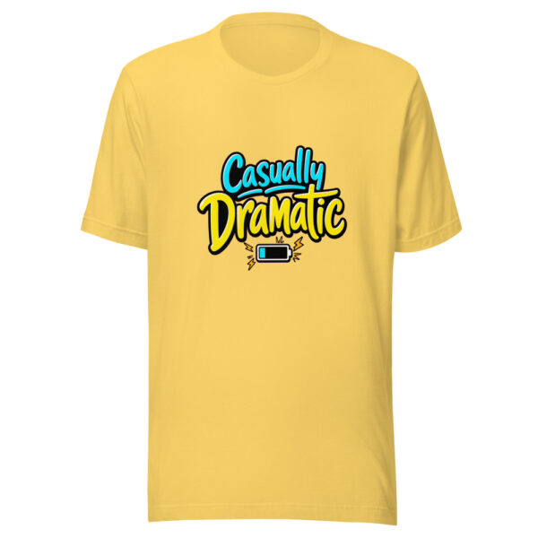 Casually Dramatic Graphic Tee mockup 5