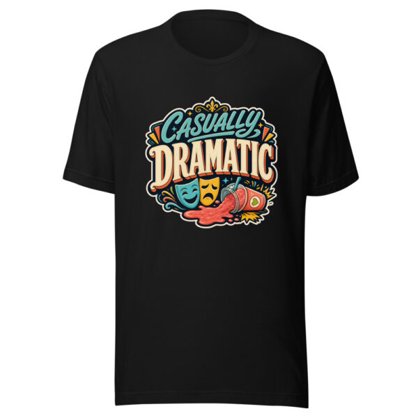 Casually Dramatic Heartbeat-20260613-humor-codex Graphic Tee mockup 1 Casually Dramatic Heartbeat-20260613-humor-codex Graphic Tee front view
