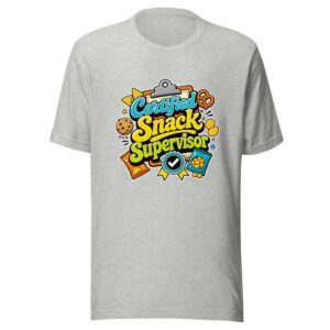 Certified Snack Supervisor Graphic Tee front view