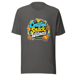Certified Snack Witness Graphic Tee front view