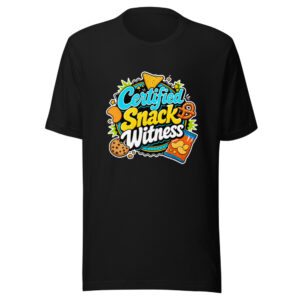 certified-snack-witness-evergreen-shirt-design-manual-certified-snack-wi-mockup-1 Certified Snack Witness Graphic Tee