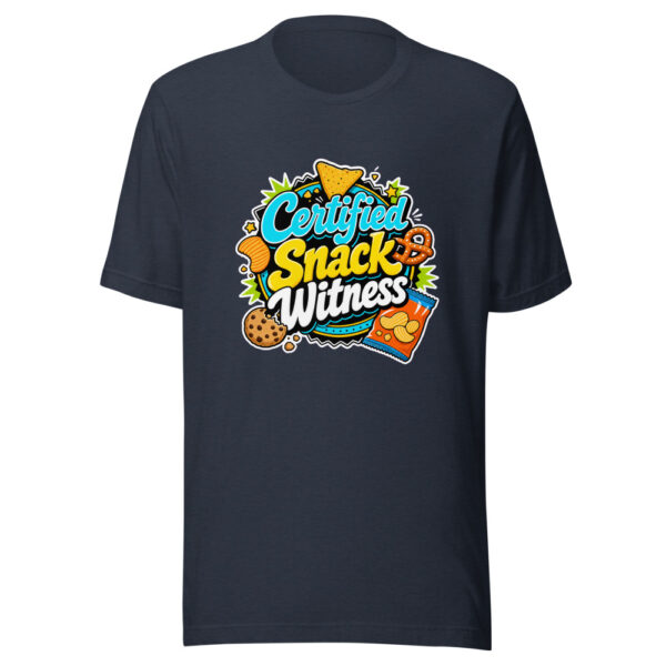 Certified Snack Witness Graphic Tee mockup 7