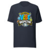 Certified Vibe Inspector Graphic Tee mockup 8