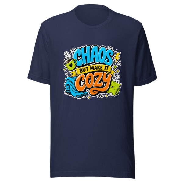 Chaos But Make It Cozy Graphic Tee mockup 2 Chaos But Make It Cozy Graphic Tee mockup 2