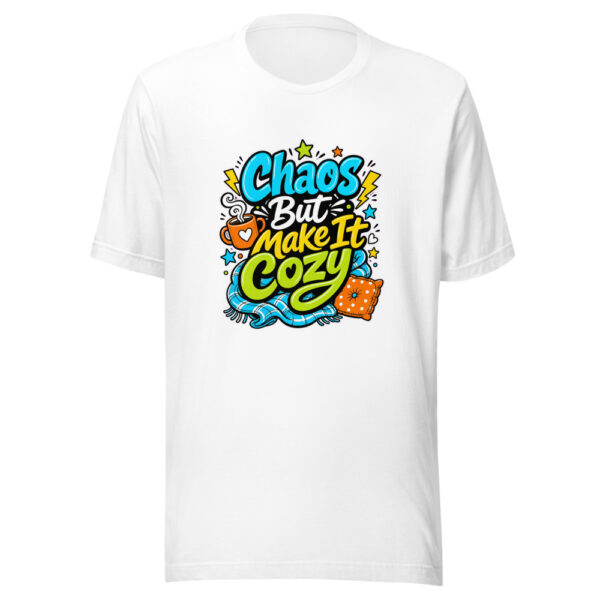 Chaos But Make It Cozy Graphic Tee mockup 3 Chaos But Make It Cozy Graphic Tee mockup 3
