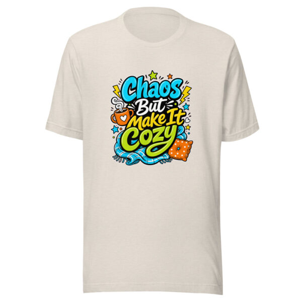 Chaos But Make It Cozy Graphic Tee mockup 8 Chaos But Make It Cozy Graphic Tee mockup 8