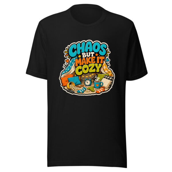 Chaos But Make It Cozy Heartbeat-20260613-hilarious-codex Graphic Tee front view