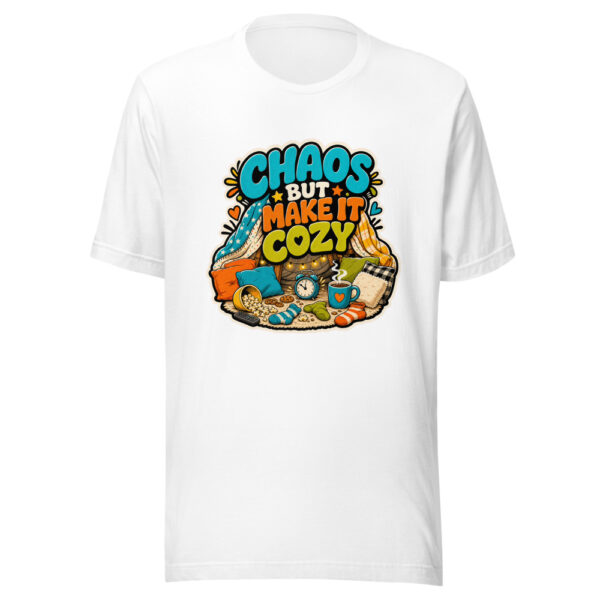 Chaos But Make It Cozy Heartbeat-20260613-hilarious-codex Graphic Tee mockup 3