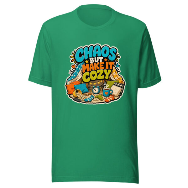 Chaos But Make It Cozy Heartbeat-20260613-hilarious-codex Graphic Tee mockup 4