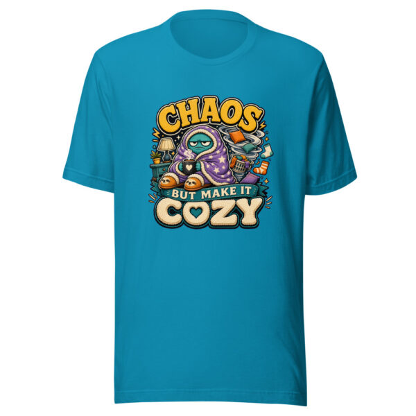 CHAOS BUT MAKE IT COZY Heartbeat-20260614-hilariousshirt-codex Graphic Tee mockup 2 CHAOS BUT MAKE IT COZY Heartbeat-20260614-hilariousshirt-codex Graphic Tee mockup 2