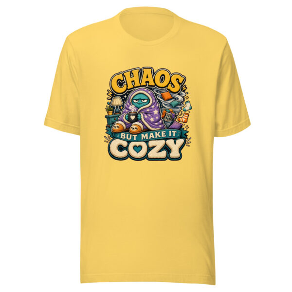 CHAOS BUT MAKE IT COZY Heartbeat-20260614-hilariousshirt-codex Graphic Tee mockup 5