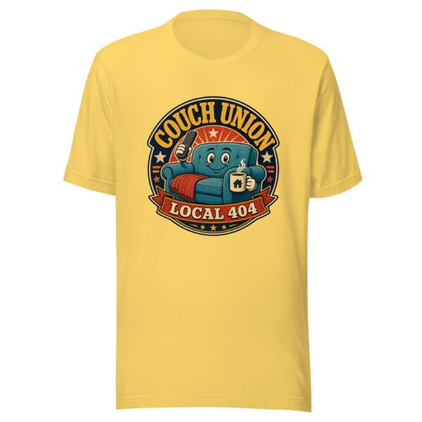 COUCH UNION LOCAL 404 Heartbeat-20260614-hilariousshirt-codex Graphic Tee mockup 5 COUCH UNION LOCAL 404 Heartbeat-20260614-hilariousshirt-codex Graphic Tee mockup 5