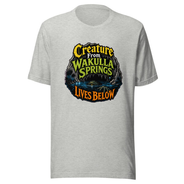 Creature From Wakulla Springs Lives Below Wakulla-springs-creature-scary Graphic Tee mockup 6