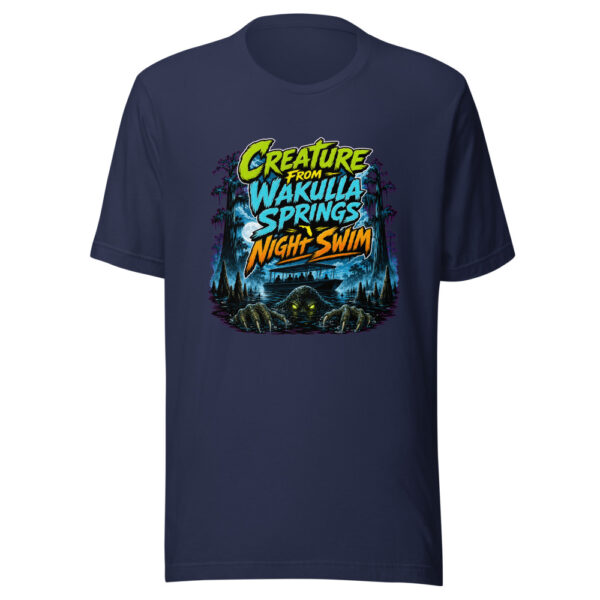 Creature From Wakulla Springs Night Swim Wakulla-springs-creature-scary Graphic Tee mockup 2 Creature From Wakulla Springs Night Swim Wakulla-springs-creature-scary Graphic Tee mockup 2