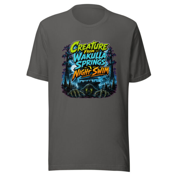 Creature From Wakulla Springs Night Swim Wakulla-springs-creature-scary Graphic Tee mockup 3 Creature From Wakulla Springs Night Swim Wakulla-springs-creature-scary Graphic Tee mockup 3