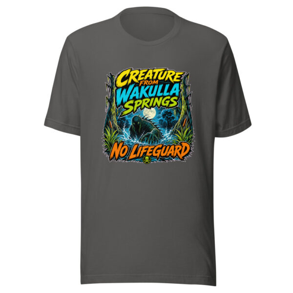Creature From Wakulla Springs No Lifeguard Wakulla-springs-creature-scary Graphic Tee mockup 3