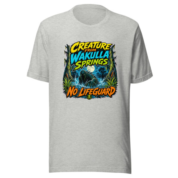 Creature From Wakulla Springs No Lifeguard Wakulla-springs-creature-scary Graphic Tee mockup 4