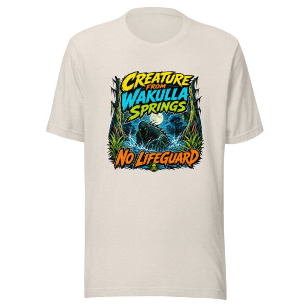 Creature From Wakulla Springs No Lifeguard Wakulla-springs-creature-scary Graphic Tee mockup 8