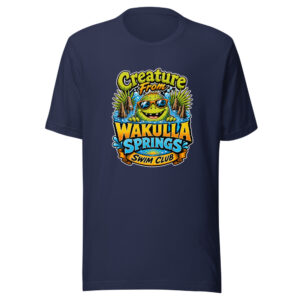 Creature From Wakulla Springs Swim Club Wakulla-springs-creature Graphic Tee mockup 1 Creature From Wakulla Springs Swim Club Wakulla-springs-creature Graphic Tee front view