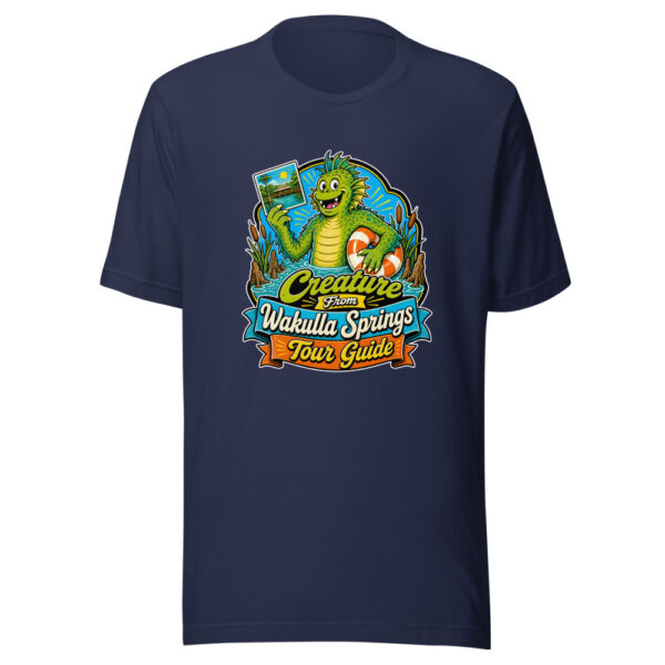 Creature From Wakulla Springs Tour Guide Wakulla-springs-creature Graphic Tee mockup 2