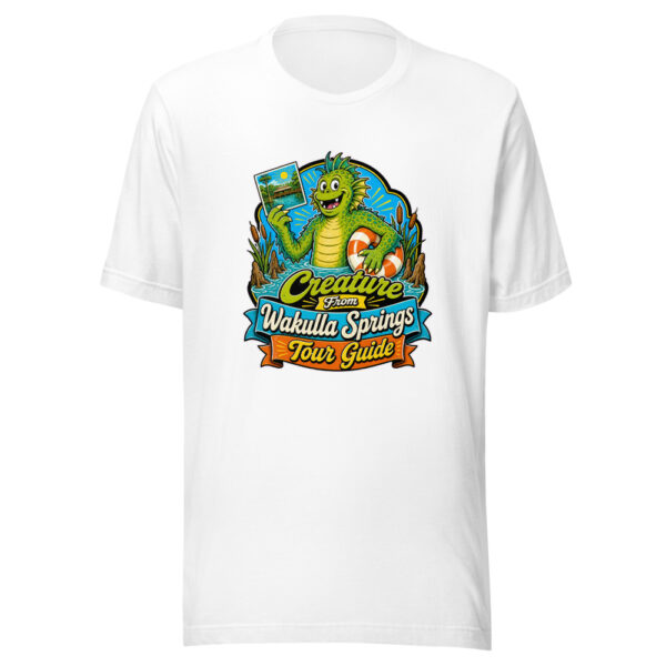 Creature From Wakulla Springs Tour Guide Wakulla-springs-creature Graphic Tee mockup 3