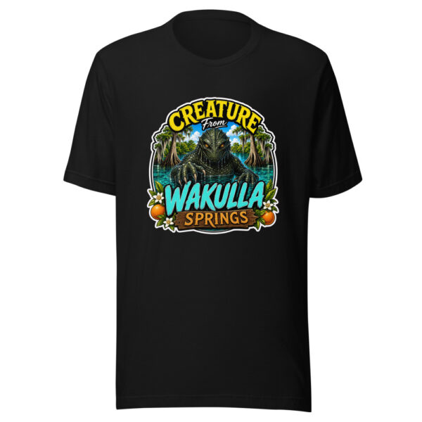 Creature From Wakulla Springs Wakulla-springs-creature-remix Graphic Tee mockup 1 Creature From Wakulla Springs Wakulla-springs-creature-remix Graphic Tee front view