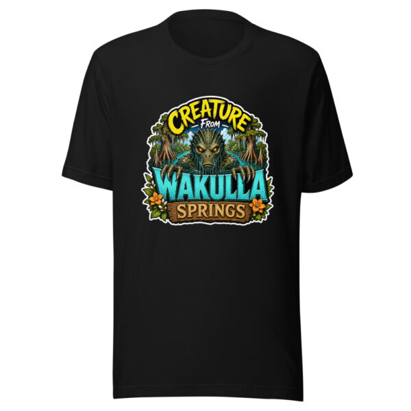 Creature From Wakulla Springs Wakulla-v2b Graphic Tee mockup 1 Creature From Wakulla Springs Wakulla-v2b Graphic Tee front view