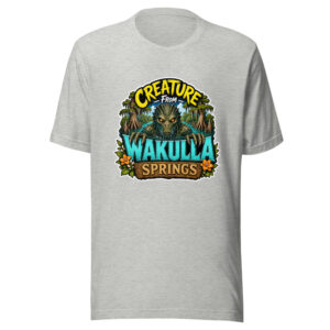 Creature From Wakulla Springs Wakulla-v2b Graphic Tee mockup 1 Creature From Wakulla Springs Wakulla-v2b Graphic Tee front view