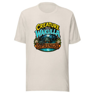 Creature From Wakulla Springs Wakulla-v2c Graphic Tee mockup 1 Creature From Wakulla Springs Wakulla-v2c Graphic Tee front view