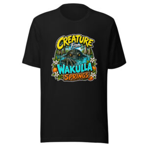 Creature From Wakulla Springs Wakulla-v2d Graphic Tee mockup 1 Creature From Wakulla Springs Wakulla-v2d Graphic Tee front view