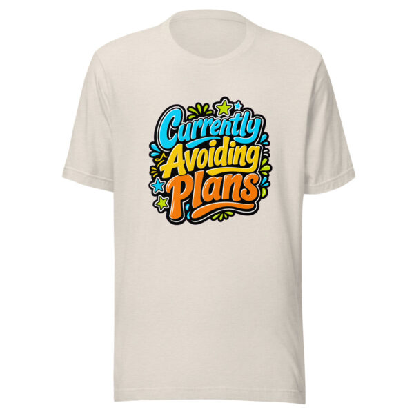 Currently Avoiding Plans Graphic Tee mockup 8 Currently Avoiding Plans Graphic Tee mockup 8