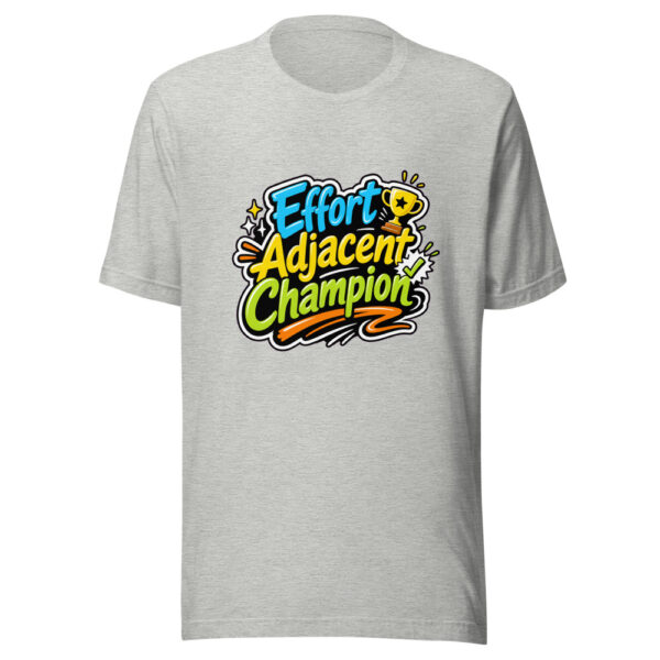 Effort Adjacent Champion Graphic Tee mockup 5