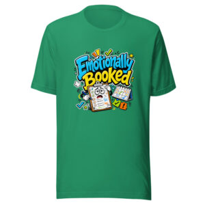 Emotionally Booked Graphic Tee mockup 1 Emotionally Booked Graphic Tee front view