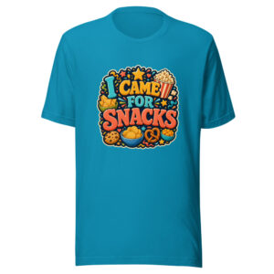 I CAME FOR SNACKS Heartbeat-20260623-codex-fallback Graphic Tee front view