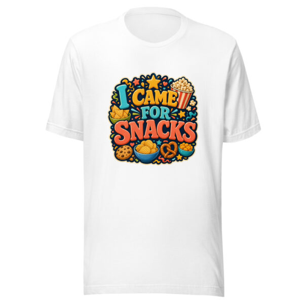 I CAME FOR SNACKS Heartbeat-20260623-codex-fallback Graphic Tee mockup 4