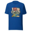 I Love Canceling Plans Heartbeat-20260613-hilarious-codex Graphic Tee mockup 6