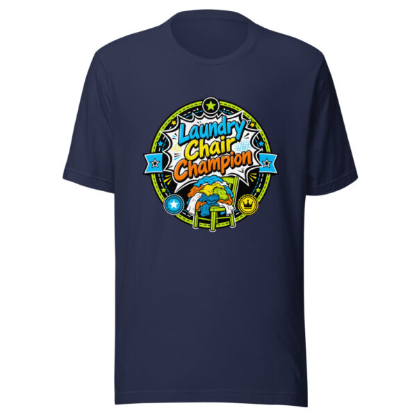Laundry Chair Champion Graphic Tee mockup 2 Laundry Chair Champion Graphic Tee mockup 2