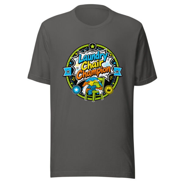 Laundry Chair Champion Graphic Tee mockup 3 Laundry Chair Champion Graphic Tee mockup 3