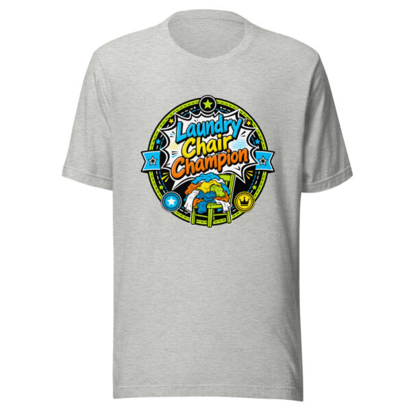 Laundry Chair Champion Graphic Tee mockup 4 Laundry Chair Champion Graphic Tee mockup 4