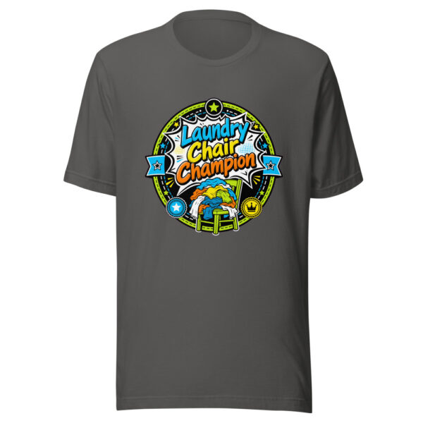 Laundry Chair Champion Graphic Tee mockup 5